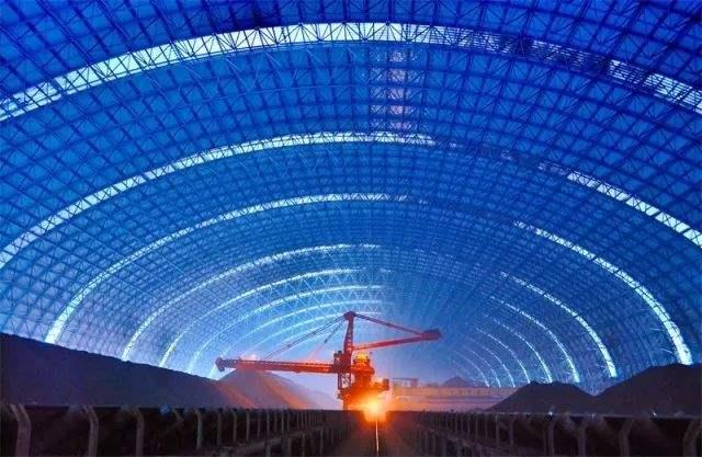 鄂尔多斯亿优钢构工程师为您解析原料场封闭技术的特点和类型